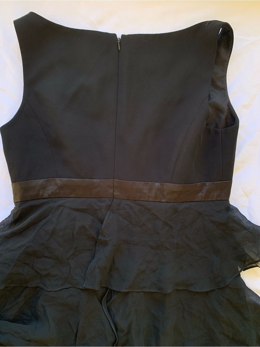 Talbots Black Ruffle Mini Dress - Picture 5 of 8